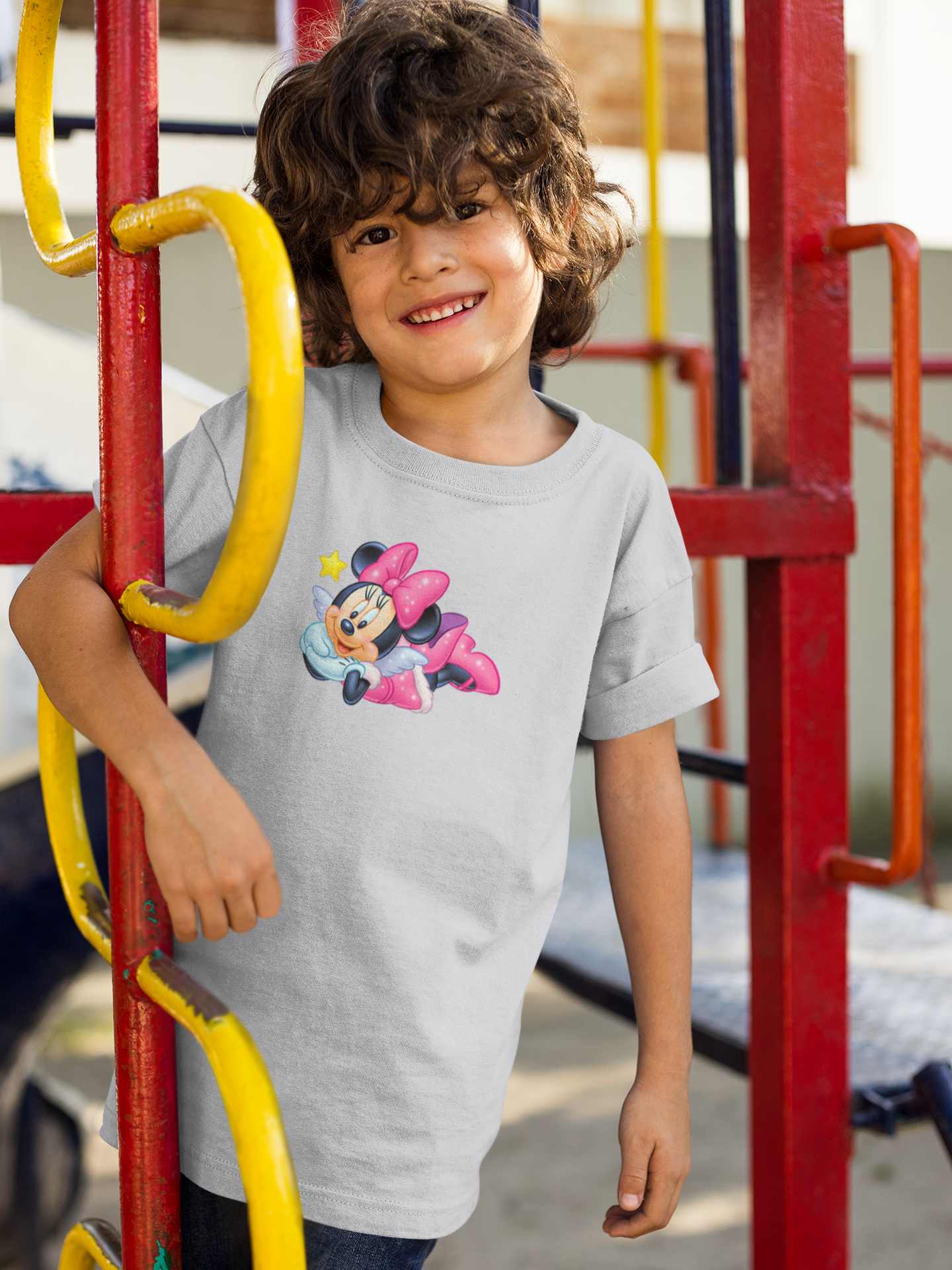 Cute Cartoon Half Sleeves T-Shirt for Boy-FunkyTeesClub