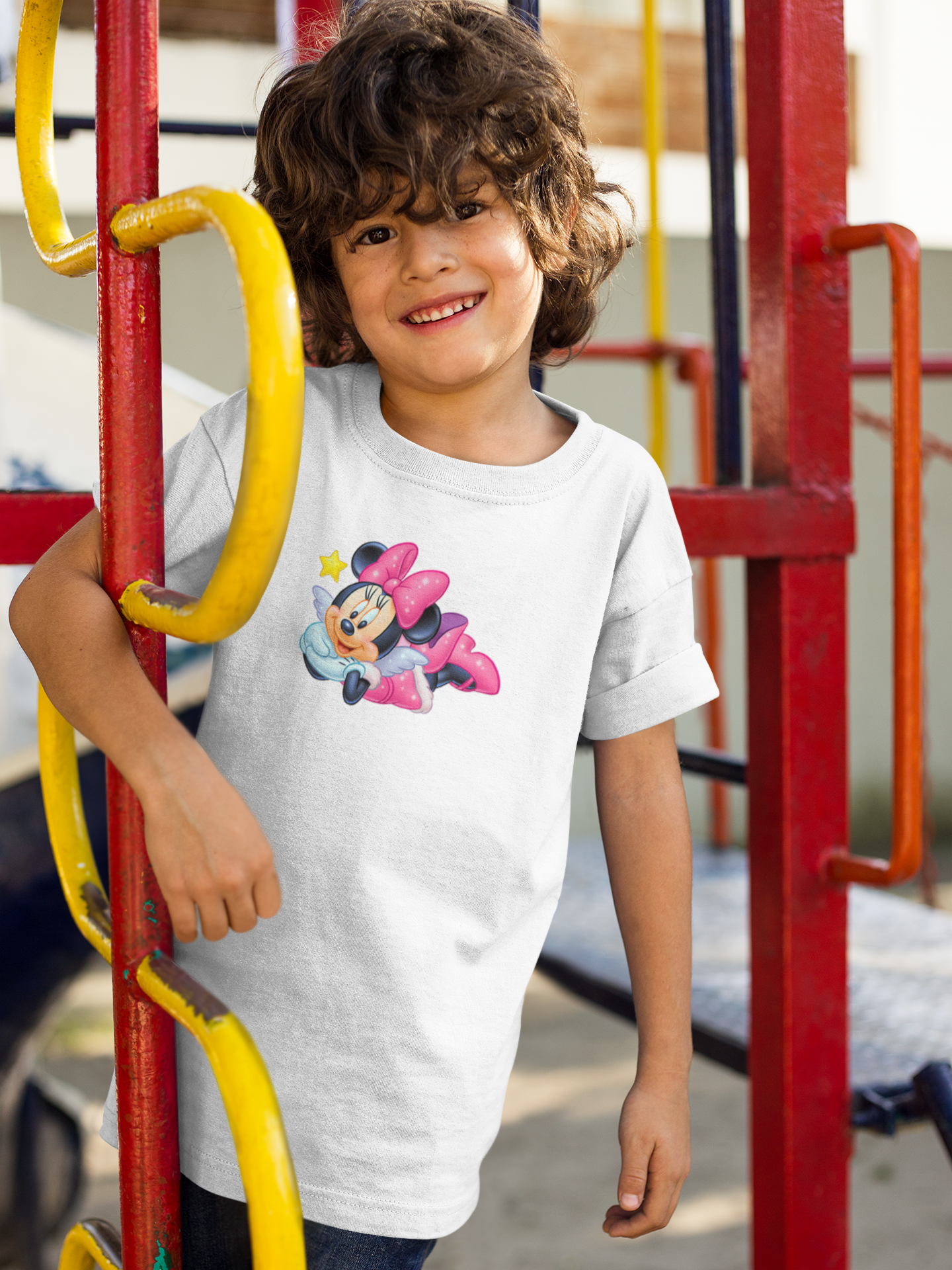 Cute Cartoon Half Sleeves T-Shirt for Boy-FunkyTeesClub