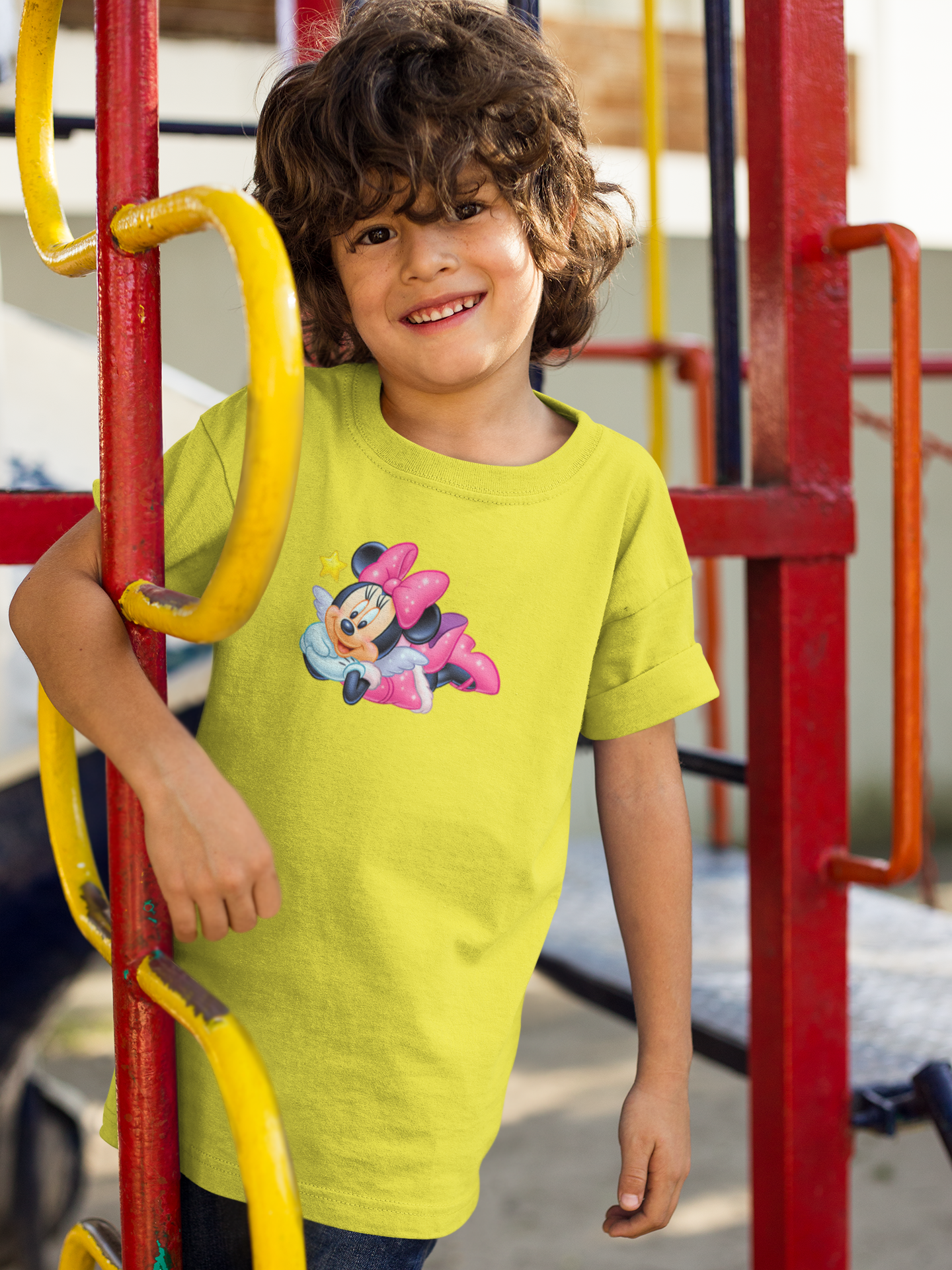 Cute Cartoon Half Sleeves T-Shirt for Boy-FunkyTeesClub