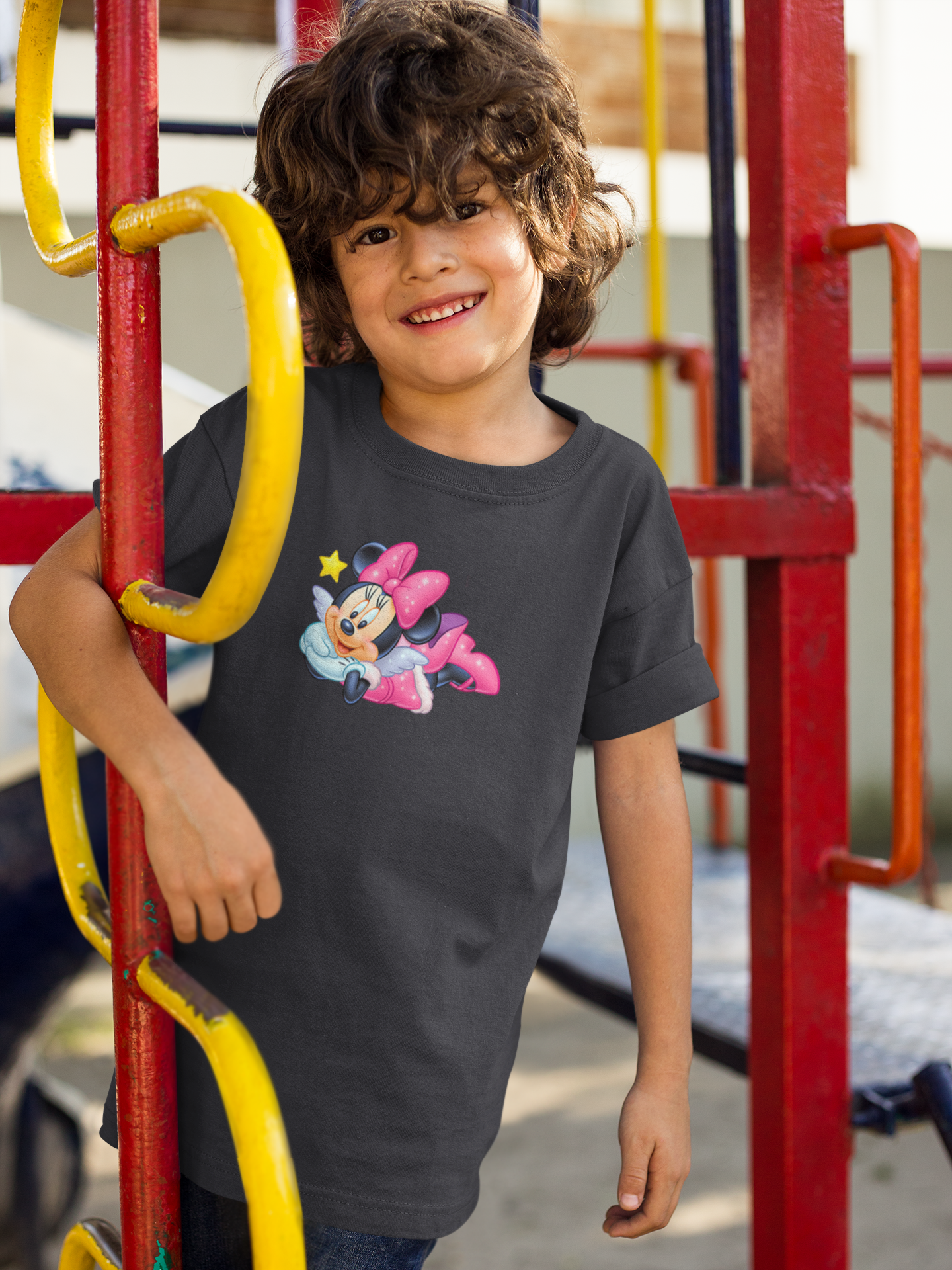 Cute Cartoon Half Sleeves T-Shirt for Boy-FunkyTeesClub