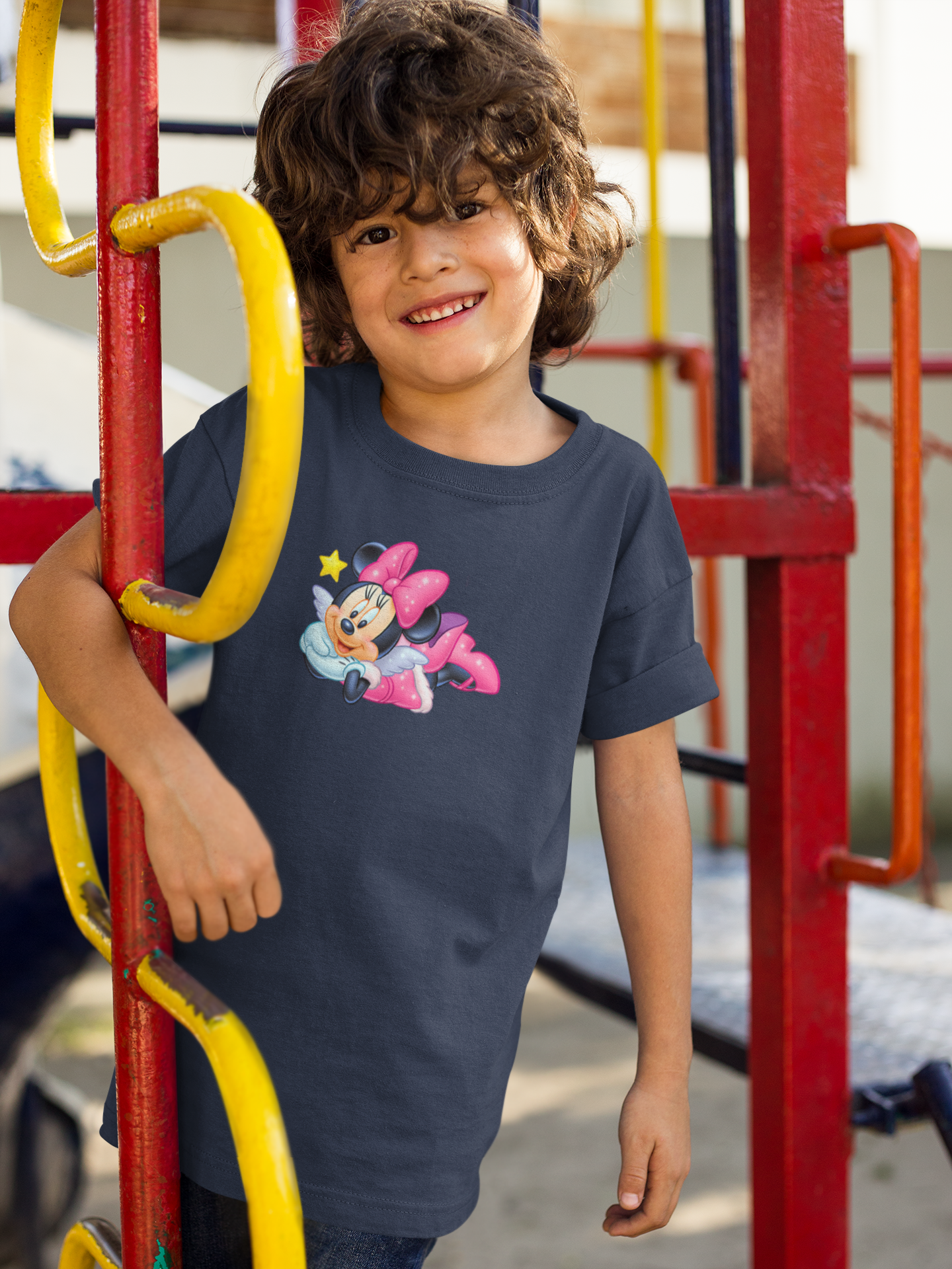 Cute Cartoon Half Sleeves T-Shirt for Boy-FunkyTeesClub