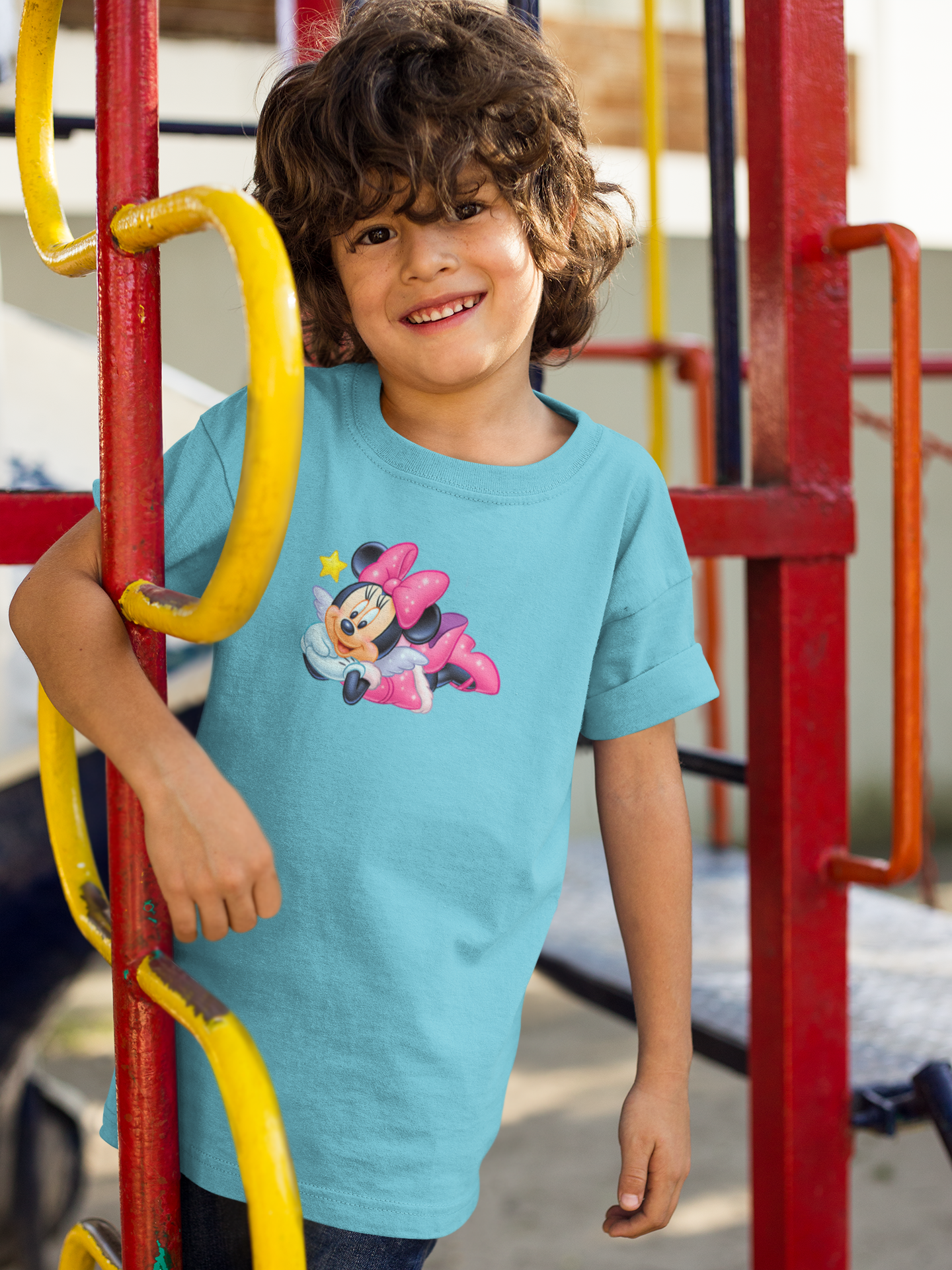 Cute Cartoon Half Sleeves T-Shirt for Boy-FunkyTeesClub