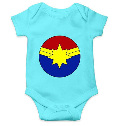 Captain Marvel Rompers for Baby Boy - FunkyTradition FunkyTradition