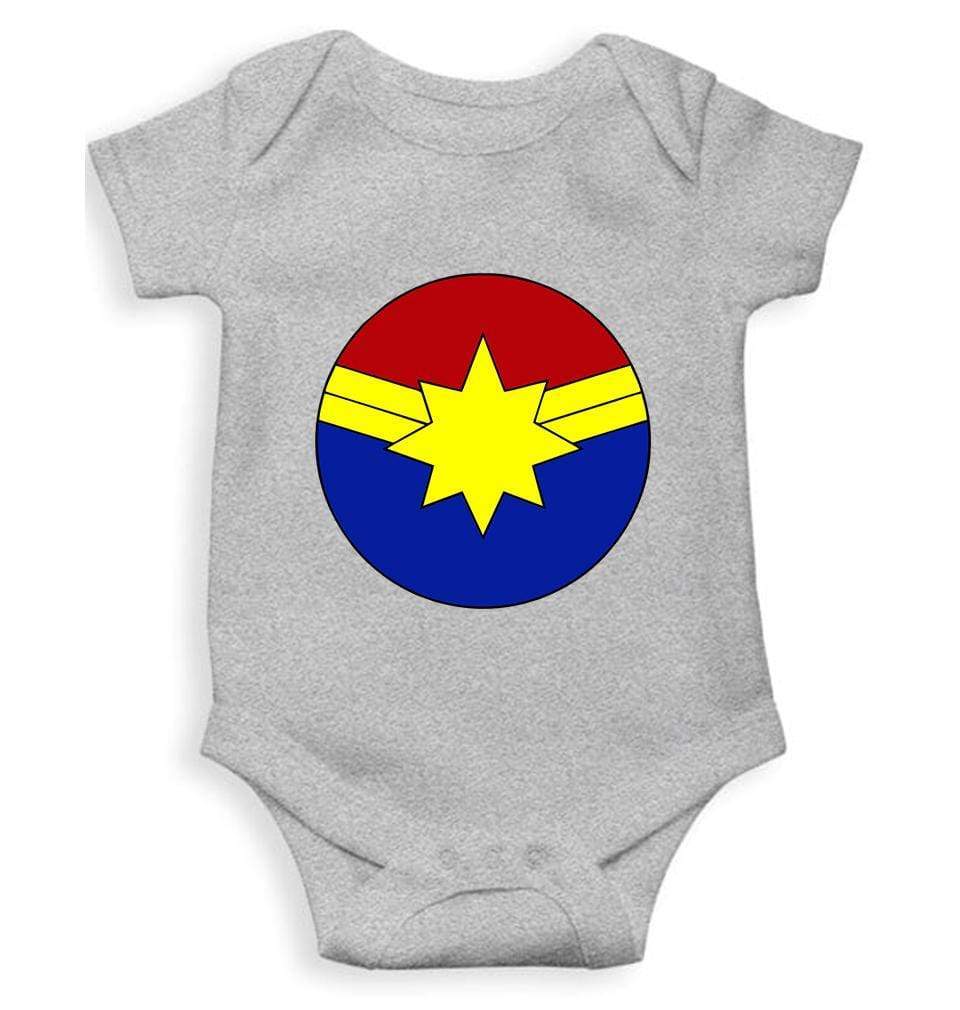 Captain Marvel Rompers for Baby Boy - FunkyTradition FunkyTradition