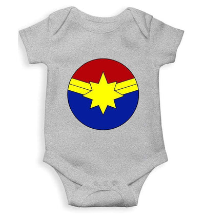 Captain Marvel Rompers for Baby Boy - FunkyTradition FunkyTradition