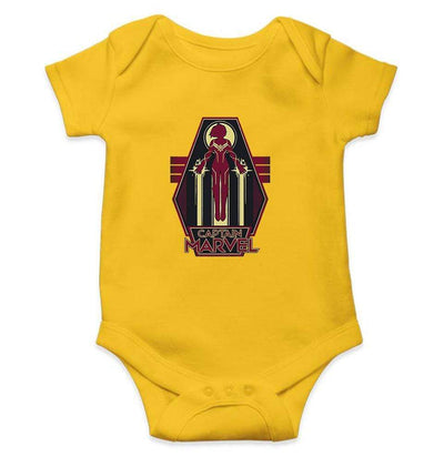 Captain Marvel Rompers for Baby Girl- FunkyTradition FunkyTradition