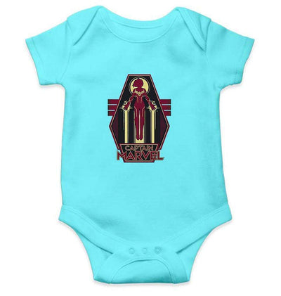 Captain Marvel Rompers for Baby Girl- FunkyTradition FunkyTradition