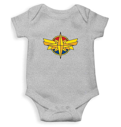Captain Marvel Rompers for Baby Girl- FunkyTradition FunkyTradition