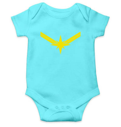 Captain Marvel Rompers for Baby Girl- FunkyTradition FunkyTradition