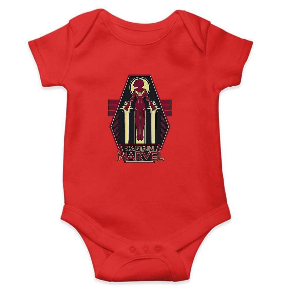 Captain Marvel Superhero Rompers for Baby Boy - FunkyTradition FunkyTradition