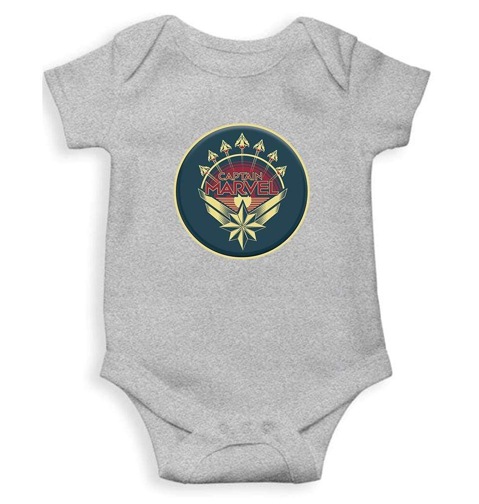 Captain Marvel Superhero Rompers for Baby Boy - FunkyTradition FunkyTradition