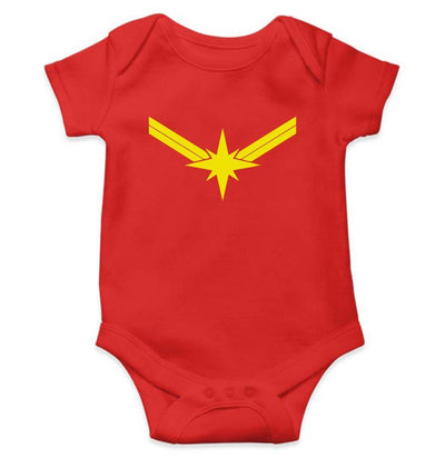 Captain Marvel Superhero Rompers for Baby Boy - FunkyTradition FunkyTradition