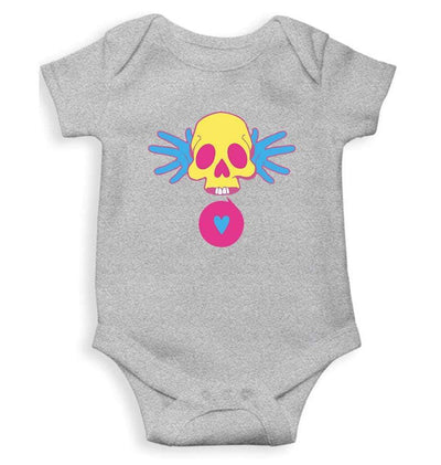 Cartoon Skull Rompers for Baby Girl- FunkyTradition FunkyTradition