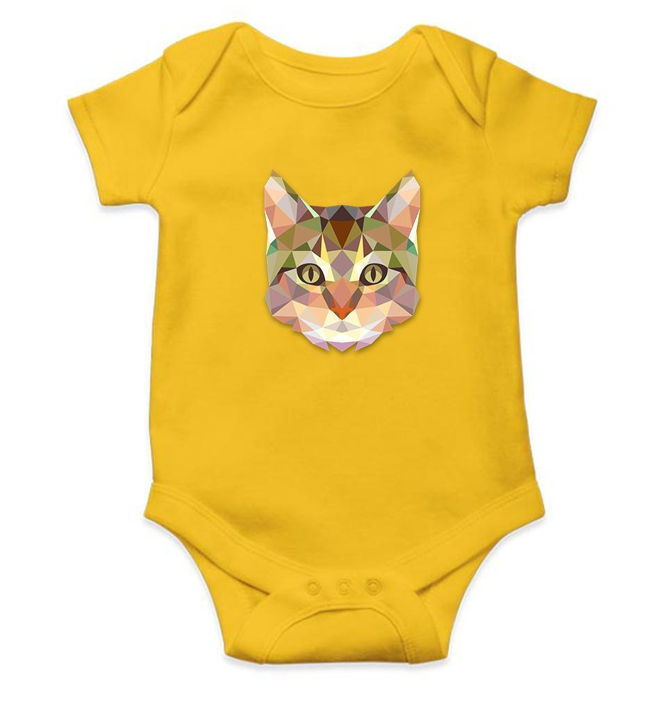 Cat Abstract Rompers for Baby Girl- FunkyTradition FunkyTradition