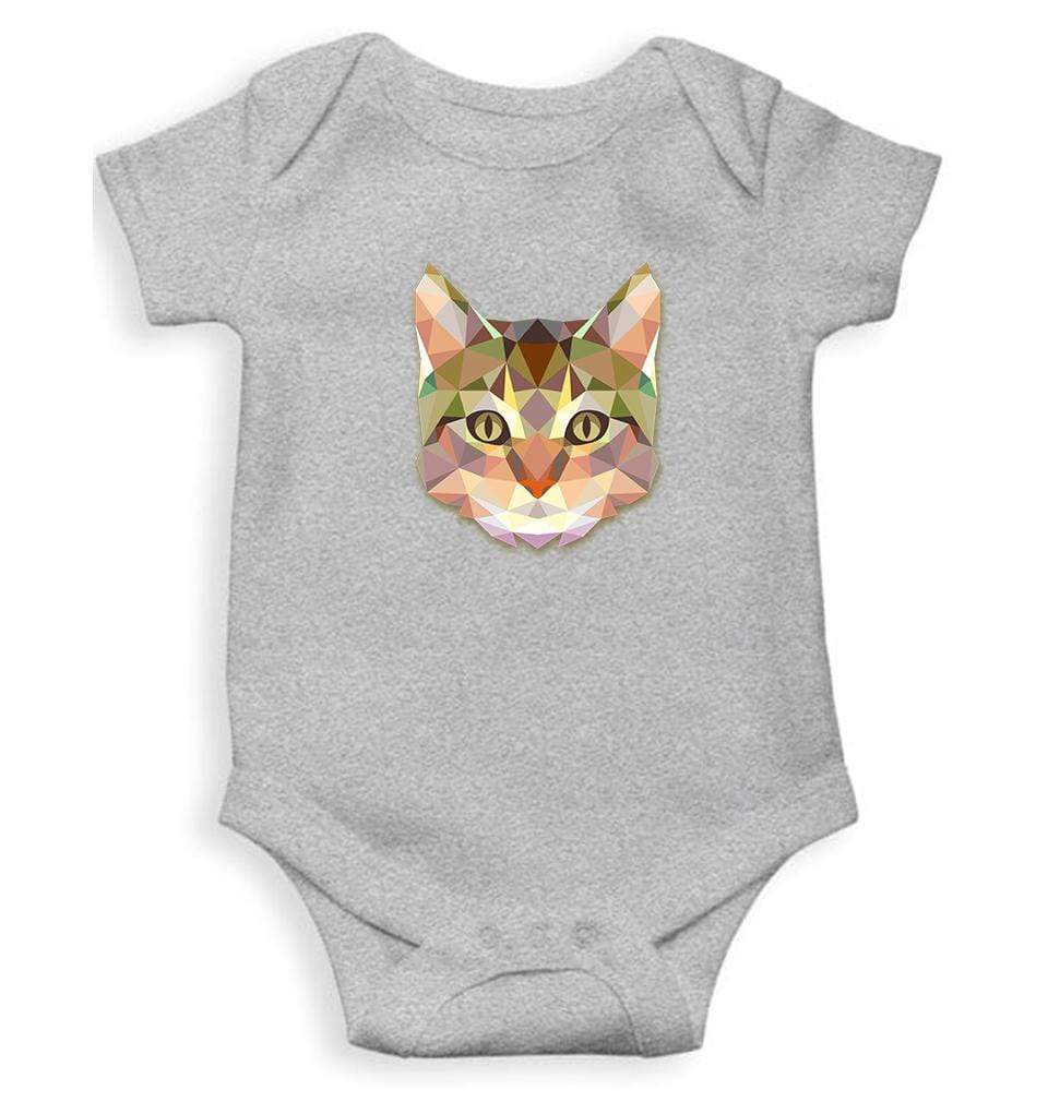 Cat Abstract Rompers for Baby Girl- FunkyTradition FunkyTradition