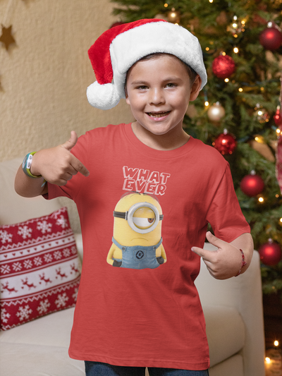 Whatever Half Sleeves T-Shirt for Boy-FunkyTeesClub