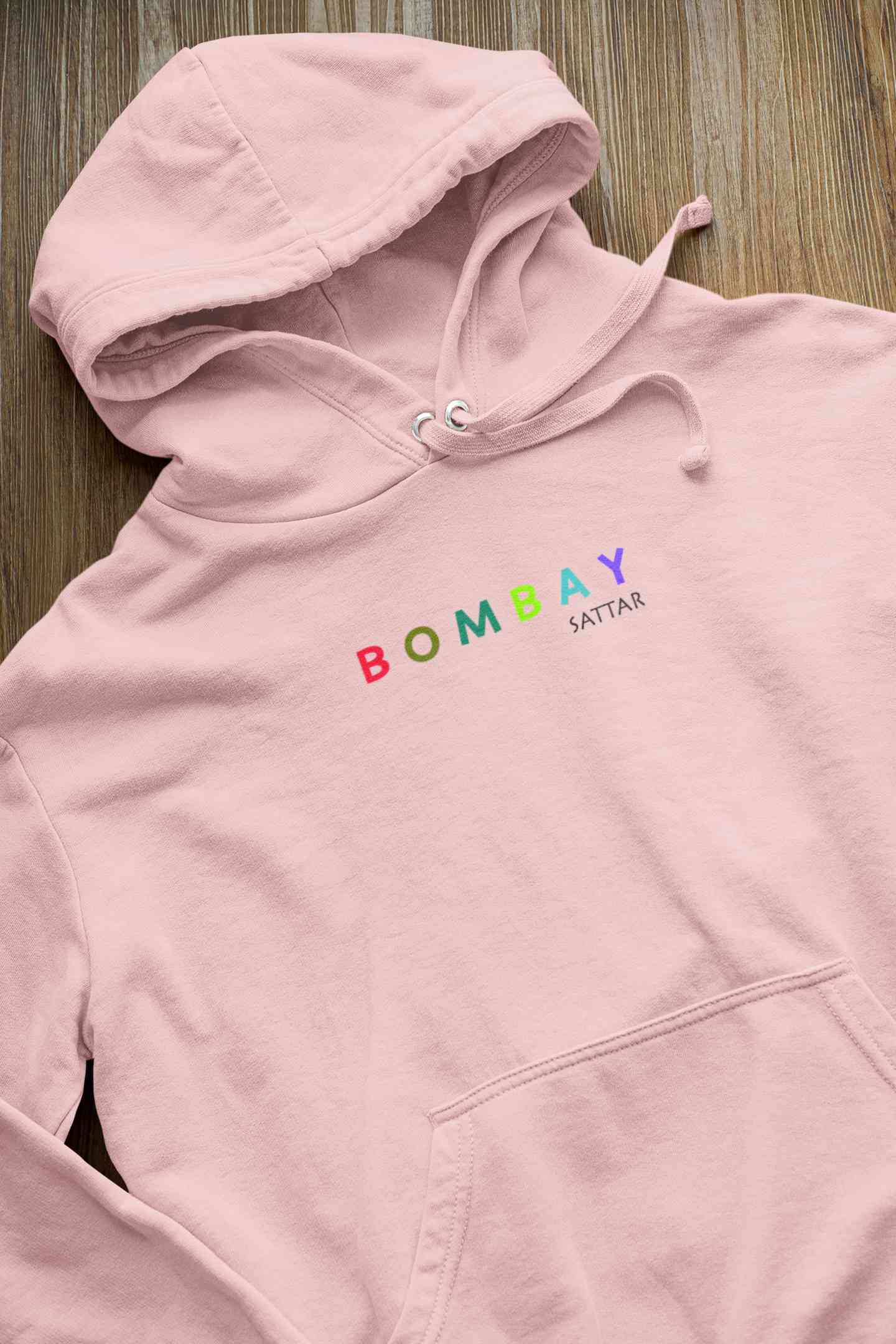 Bombay Sattar Minimals Hoodies for Women-FunkyTeesClub