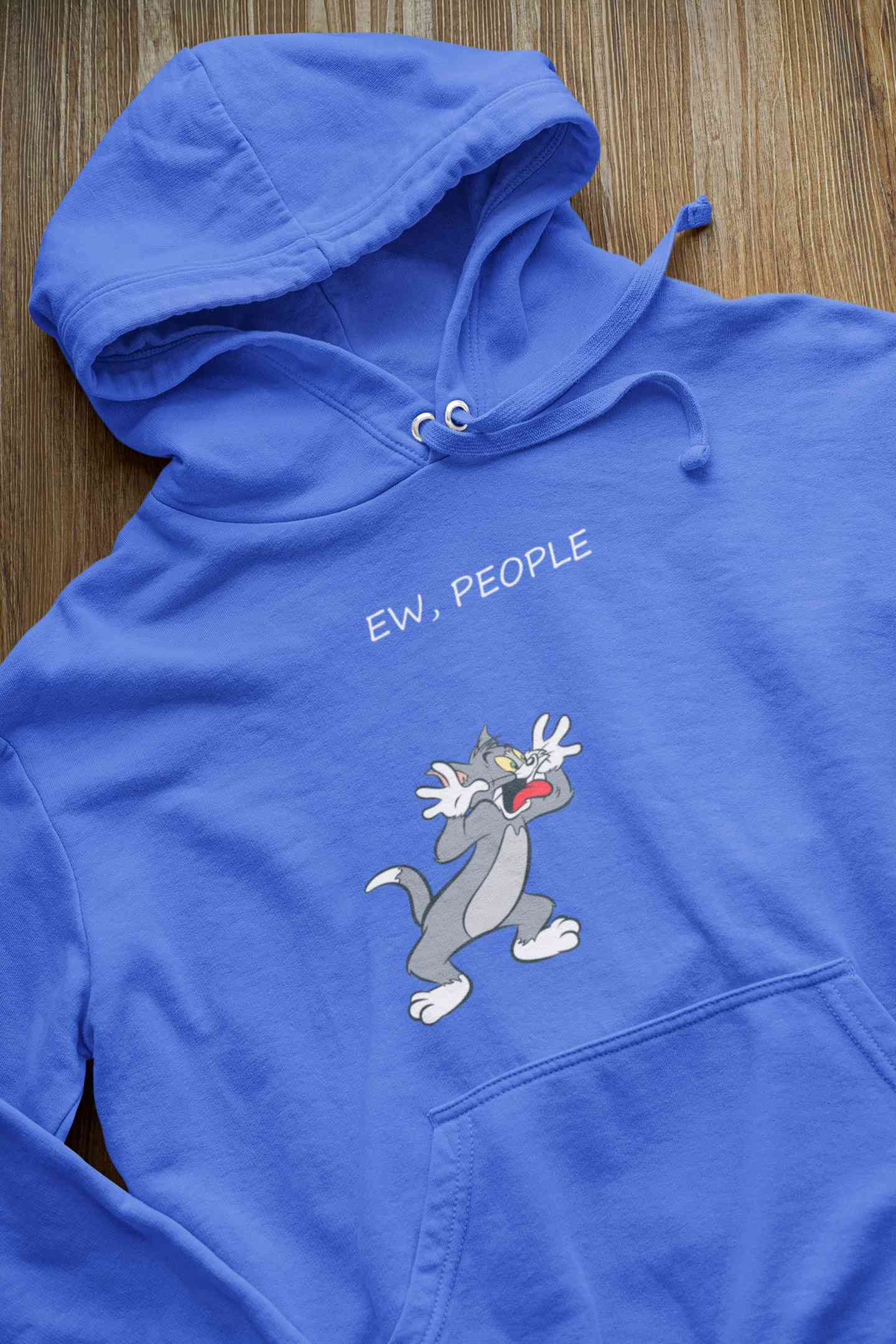 Ew People Funny Cartoon Graphics Quotes Men Hoodies-FunkyTeesClub