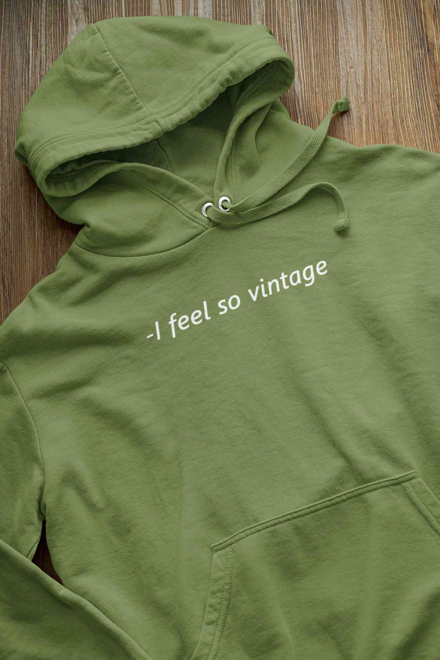 I Feel So Vintage Minimals Hoodies for Women-FunkyTeesClub