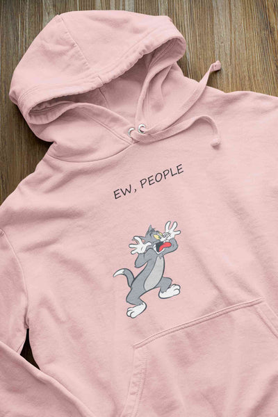 Ew People Funny Cartoon Graphics Quotes Men Hoodies-FunkyTeesClub