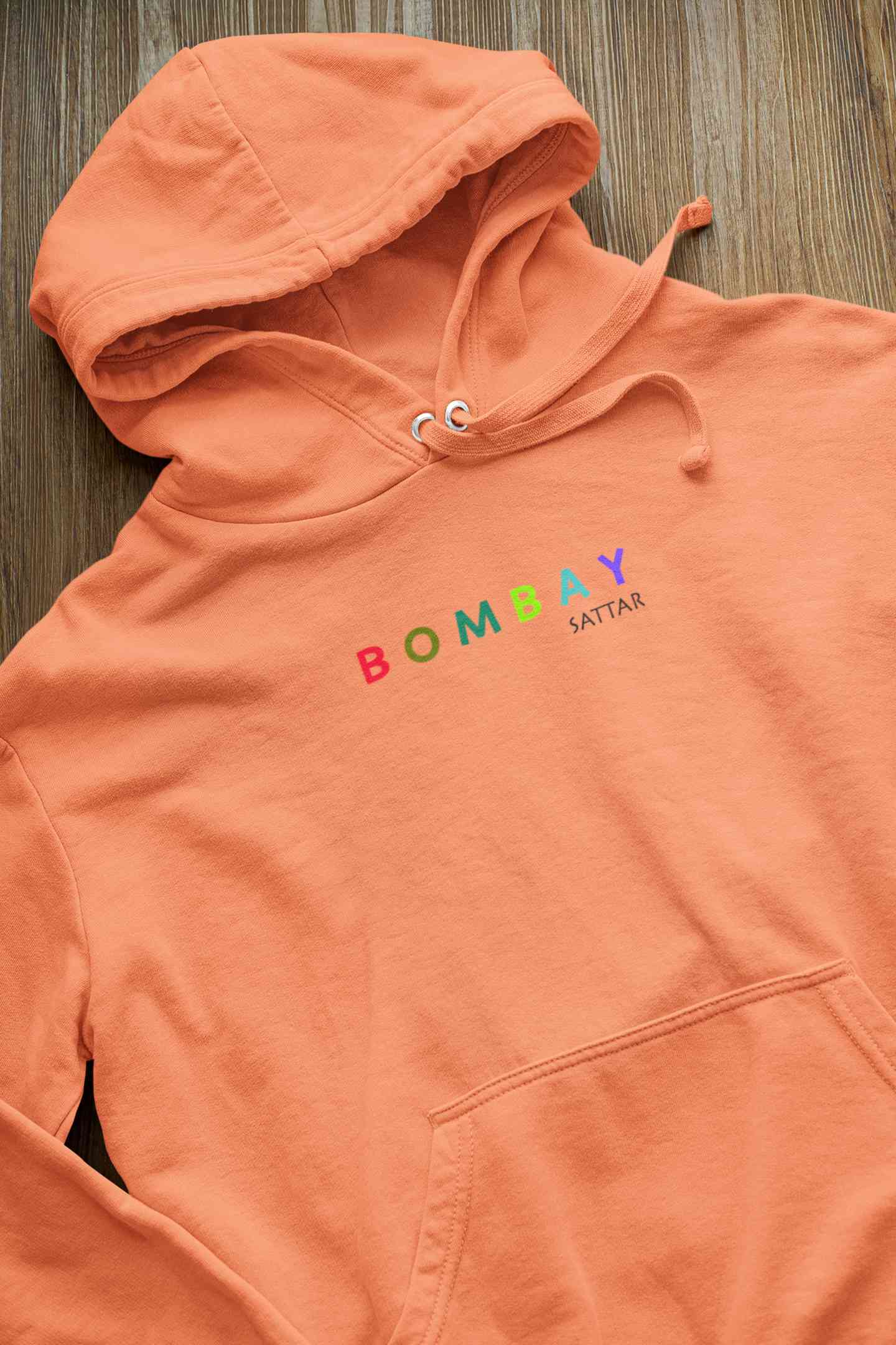 Bombay Sattar Minimals Hoodies for Women-FunkyTeesClub