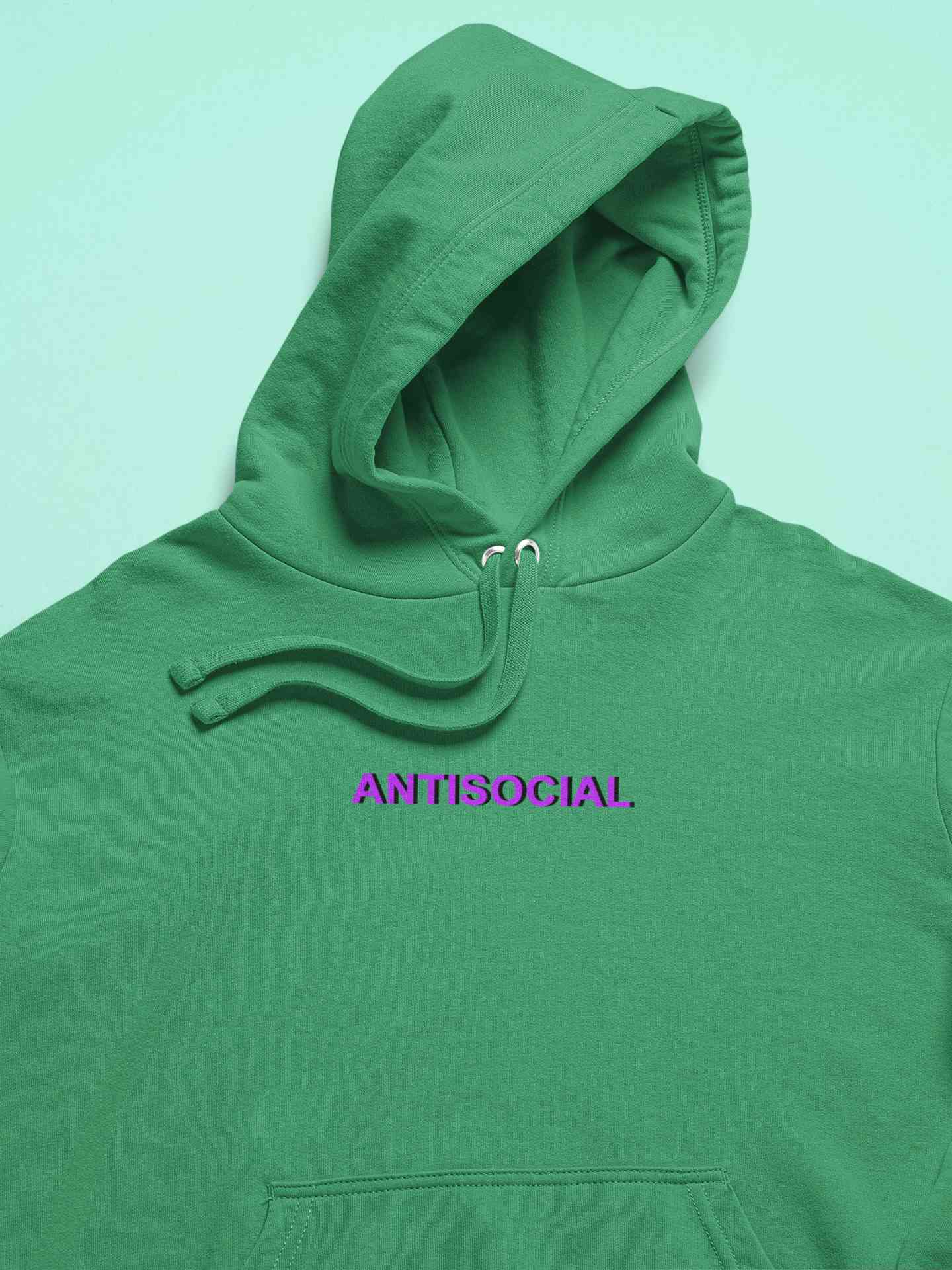 Antisocial Minimals Men Hoodies-FunkyTeesClub