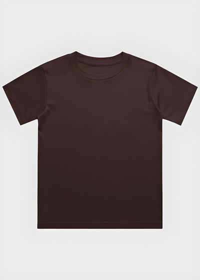 coffee_brown t-shirt on a white background