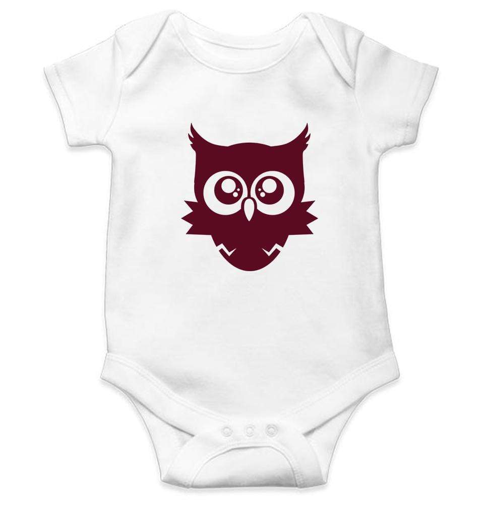Cute Baby Owl Abstract Rompers for Baby Girl- FunkyTradition FunkyTradition