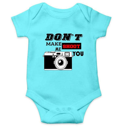 Dont make me shoot u Rompers for Baby Boy- FunkyTradition FunkyTradition