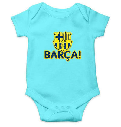 FCB Barca Rompers for Baby Boy- FunkyTradition FunkyTradition