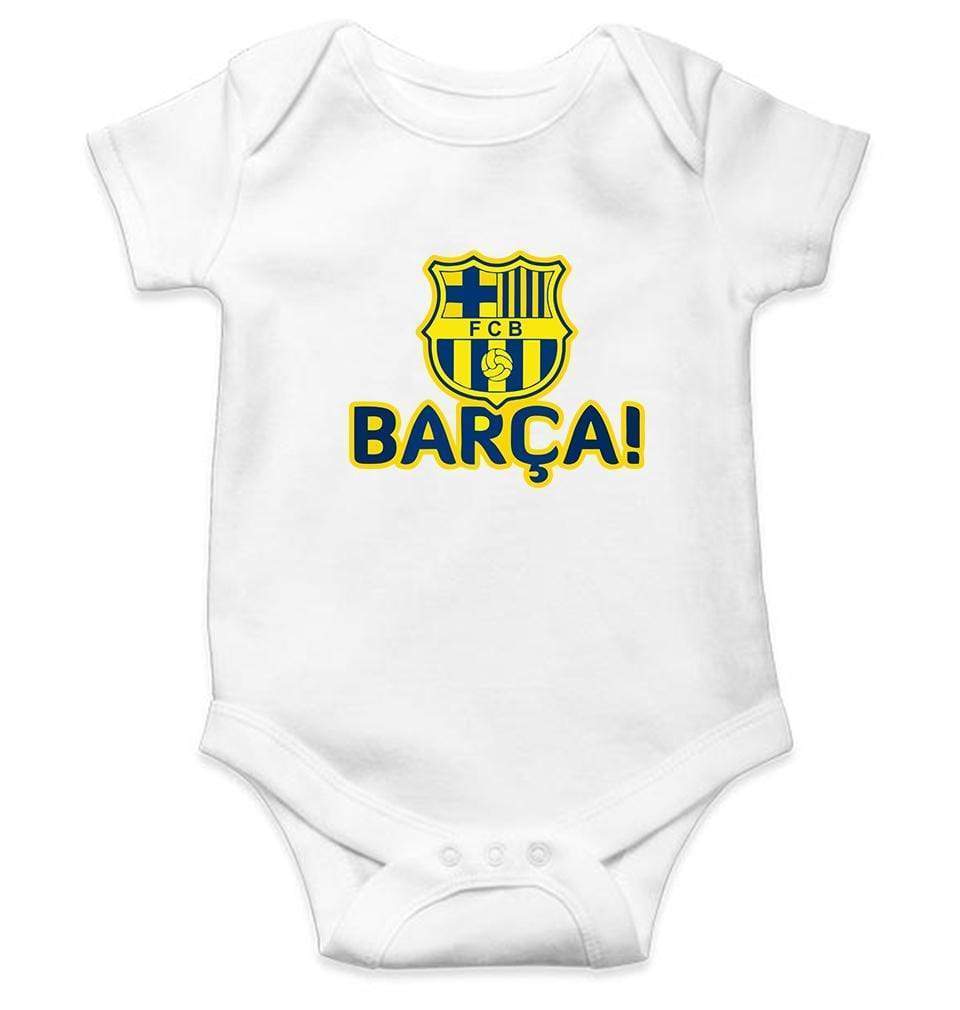 FCB Barcelona Rompers for Baby Girl- FunkyTradition FunkyTradition
