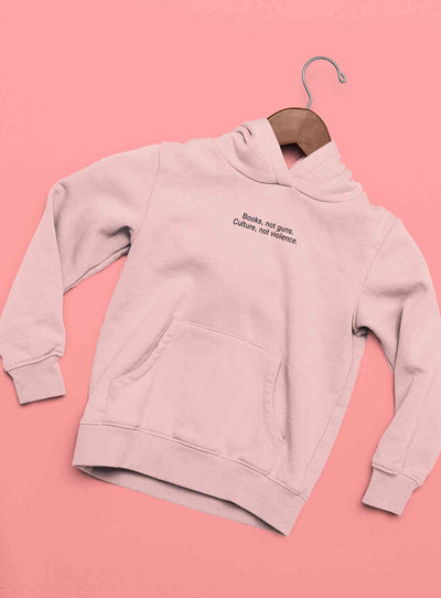 Books Not Gun Minimals Men Hoodies-FunkyTeesClub