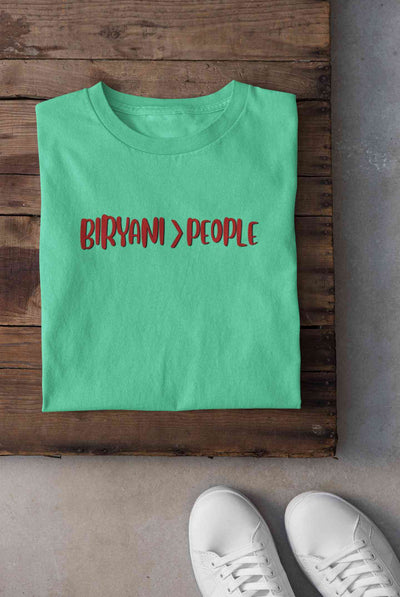 Biryani Food Love Women Half Sleeves T-shirt- FunkyTeesClub