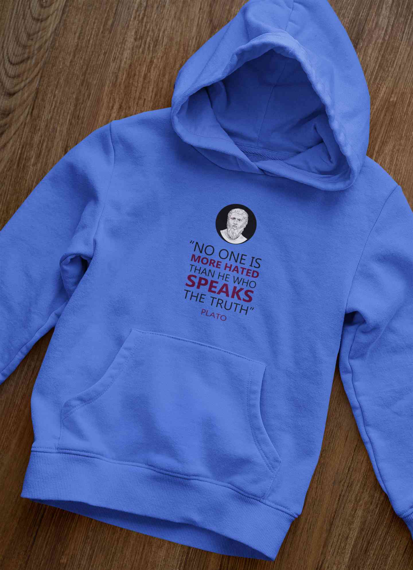 Plato Quote Men Hoodies-FunkyTeesClub