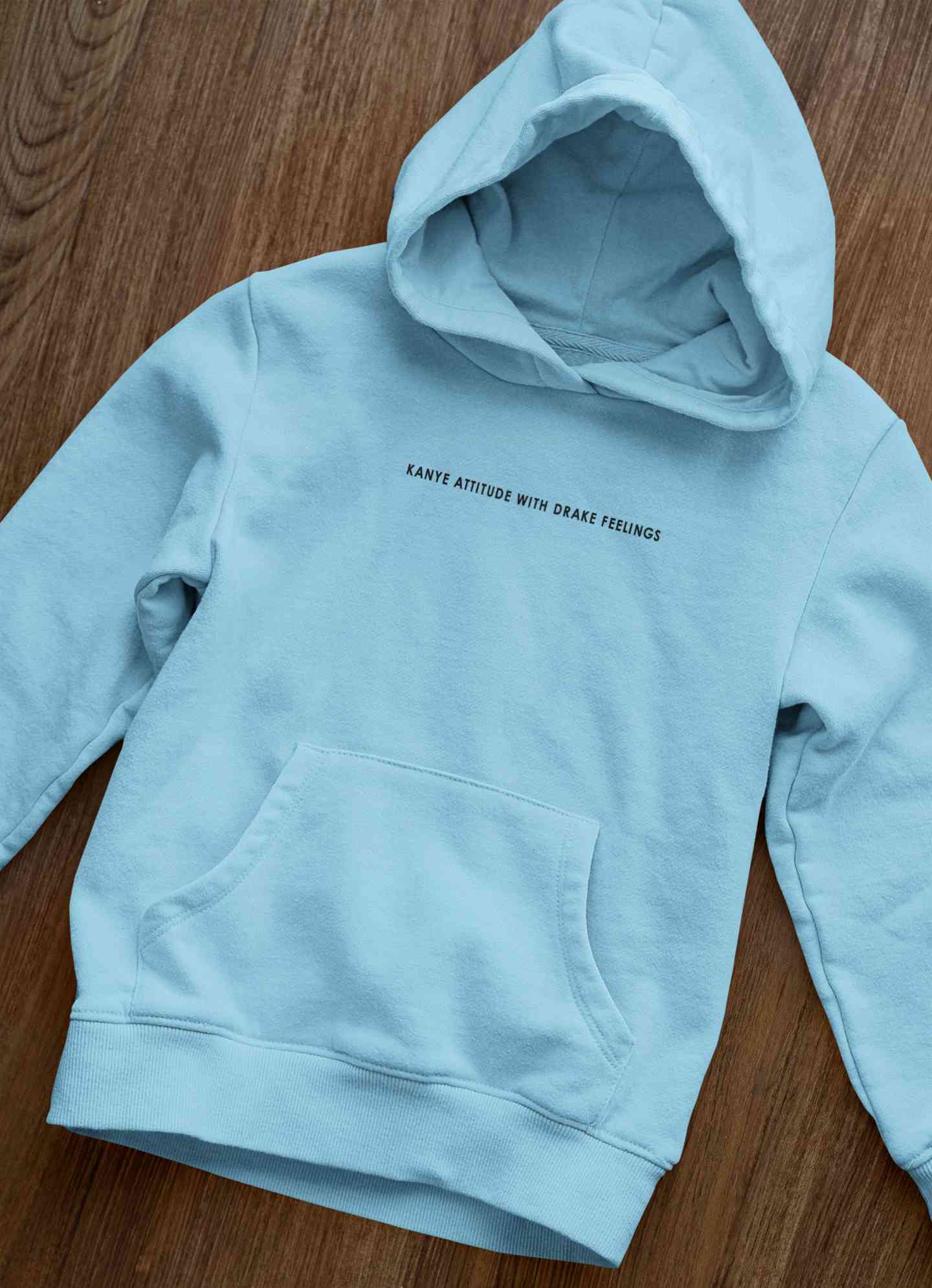 Kanye Attitude Minimals Men Hoodies-FunkyTeesClub