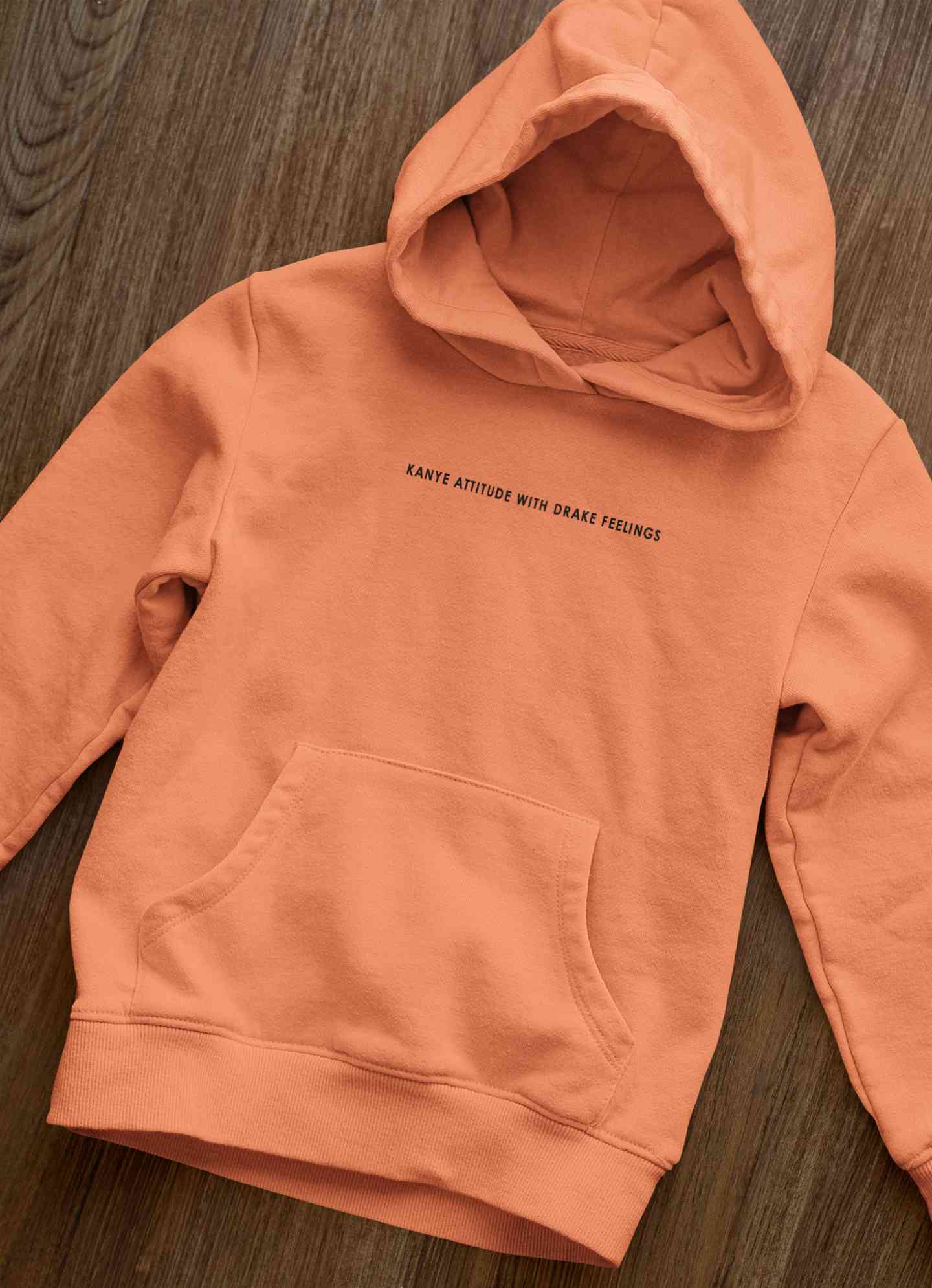 Kanye Attitude Minimals Men Hoodies-FunkyTeesClub