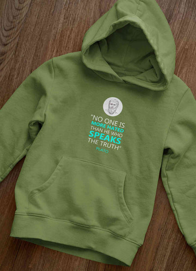 Plato Quote Hoodies for Women-FunkyTeesClub