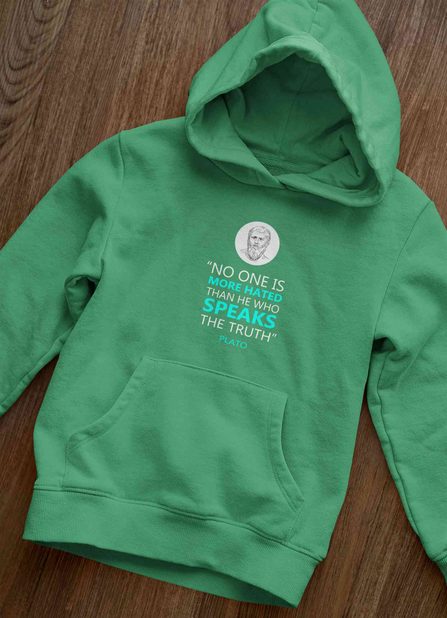 Plato Quote Men Hoodies-FunkyTeesClub
