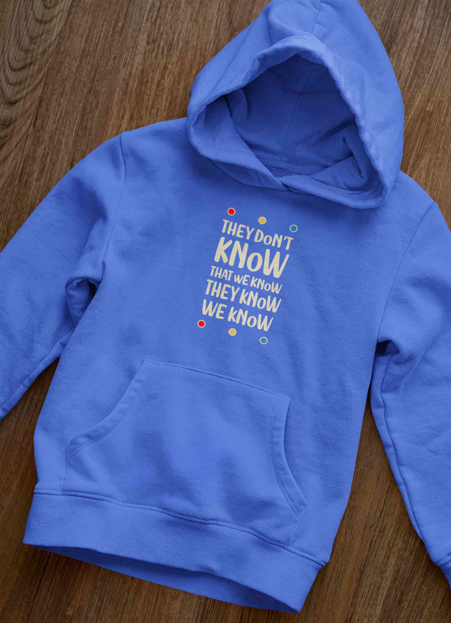 They Do not Know Typography Men Hoodies-FunkyTeesClub