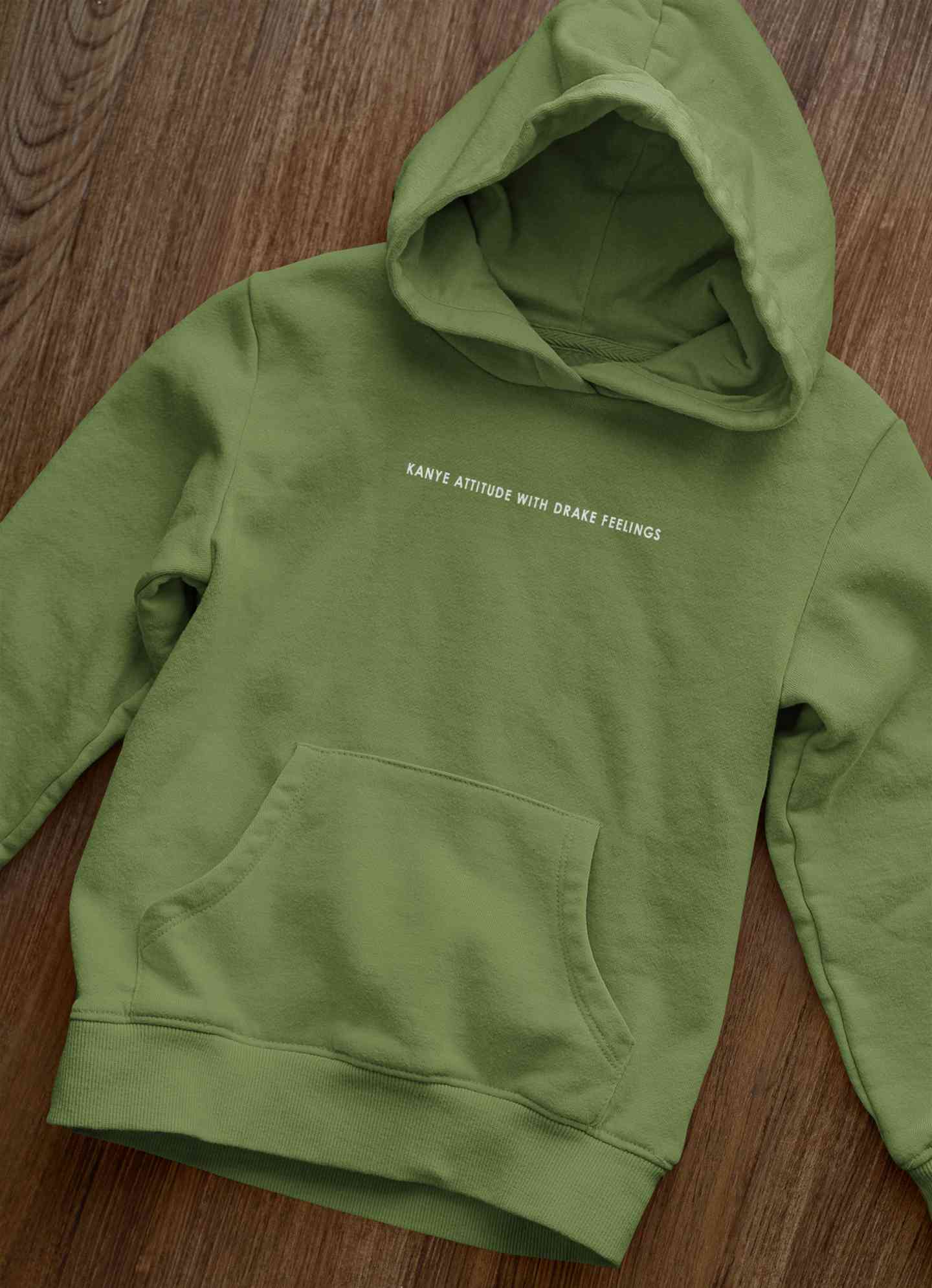 Kanye Attitude Minimals Men Hoodies-FunkyTeesClub