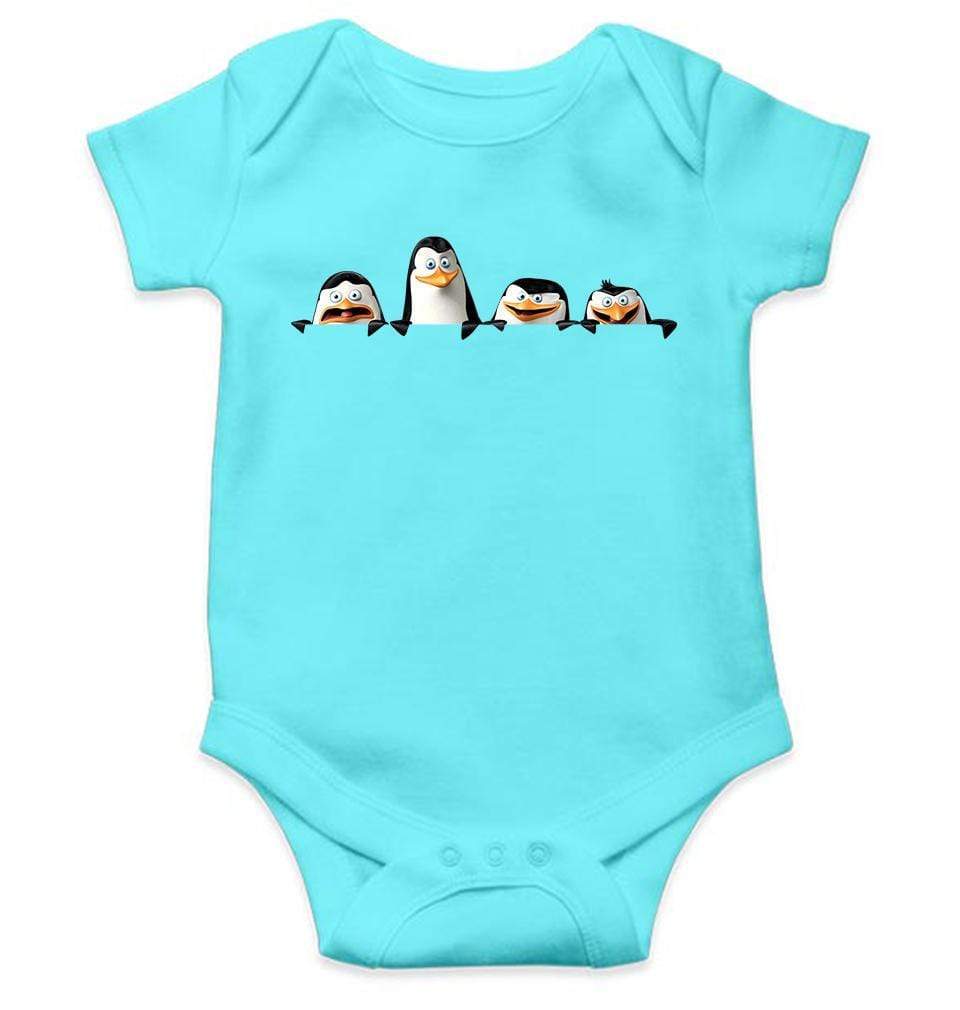 Funny Penguins Looking Abstract Rompers for Baby Girl- FunkyTradition FunkyTradition