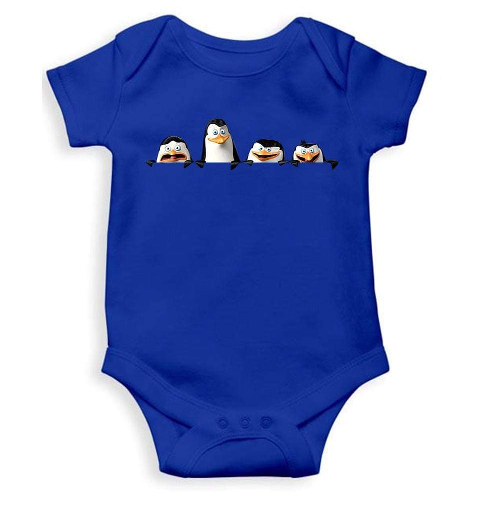 Funny Penguins Looking Abstract Rompers for Baby Girl- FunkyTradition FunkyTradition