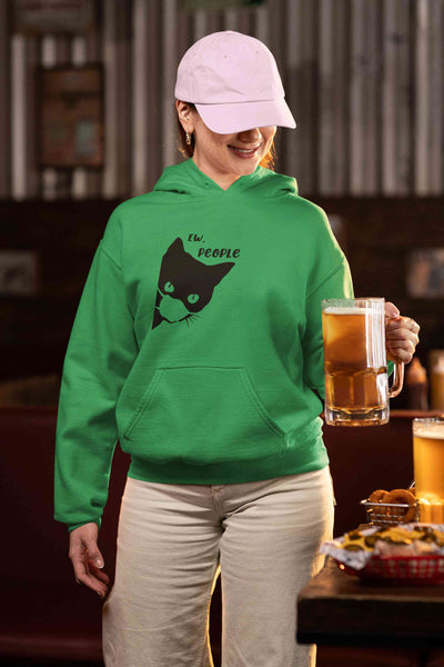Ew People Funny Graphics Quotes Hoodies for Women-FunkyTeesClub