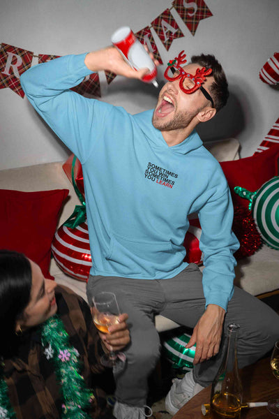 Sometimes You Win Positive Quotes Men Hoodies-FunkyTeesClub