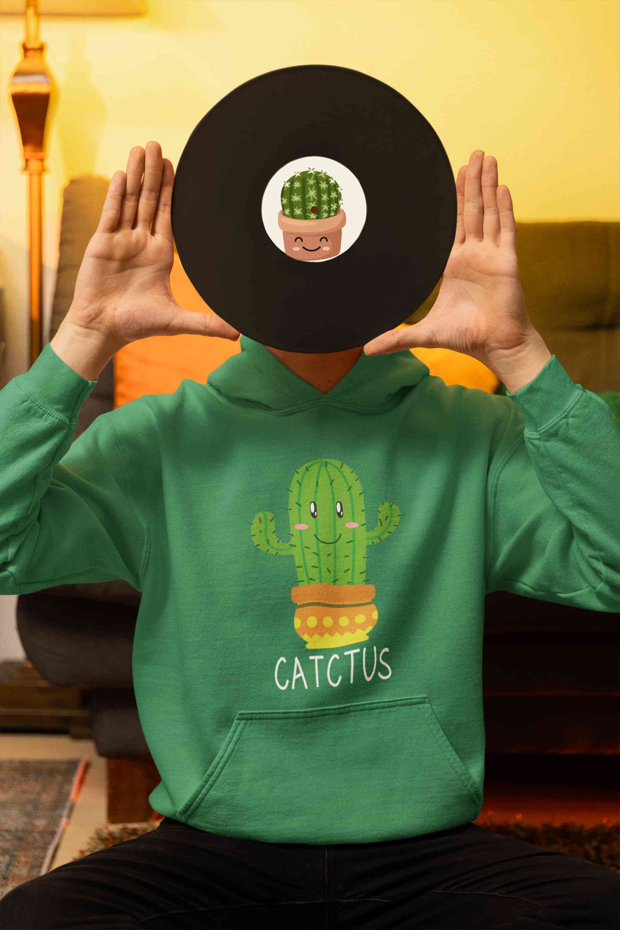 Catctus Funny Graphics Men Hoodies-FunkyTeesClub