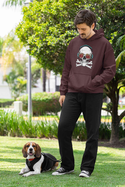 Cool Skull Men Hoodies-FunkyTeesClub