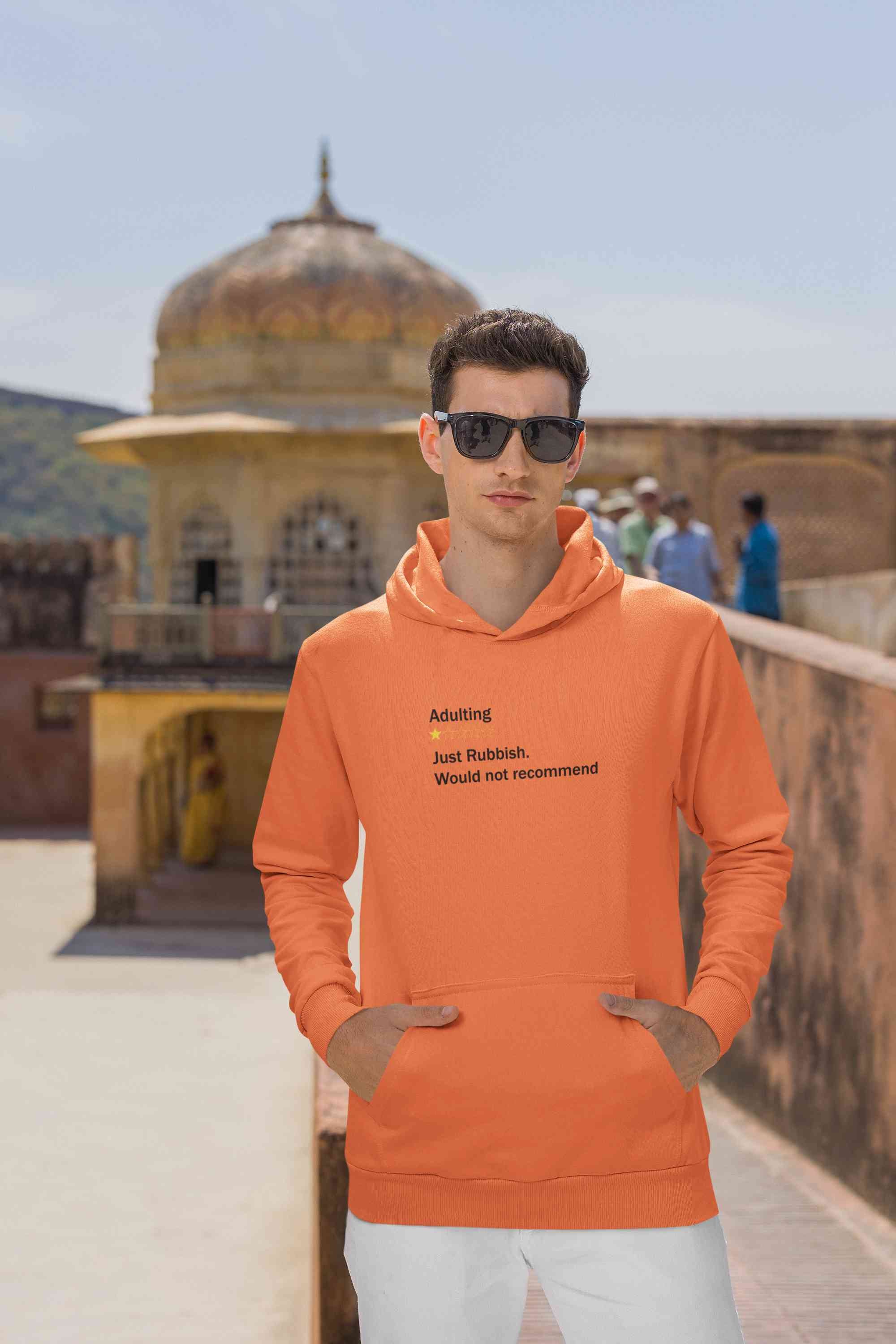 Adulting Rubbish Men Hoodies-FunkyTeesClub