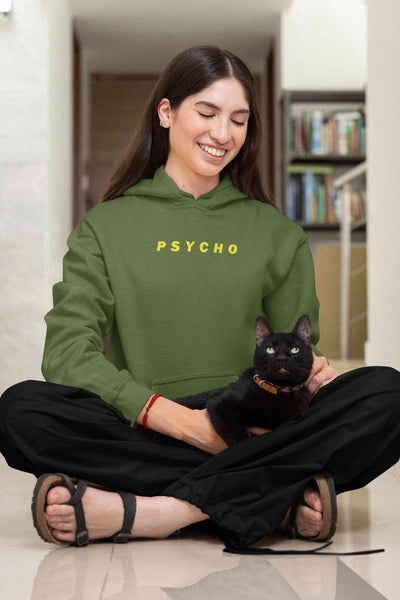 Psycho Minimals Hoodies for Women-FunkyTeesClub