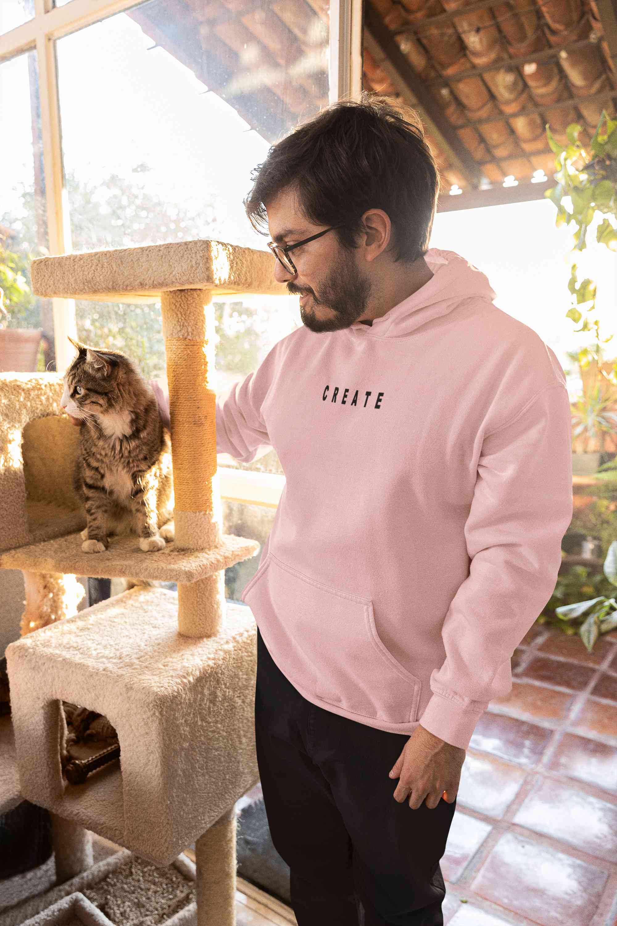 Create Minimals Men Hoodies-FunkyTeesClub