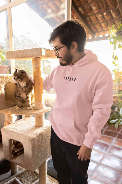 Create Minimals Men Hoodies-FunkyTeesClub